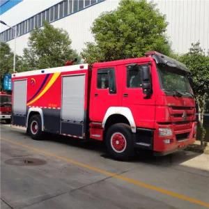 8 Metric Tonne Sino HOWO Foam and Water Fire Truck
