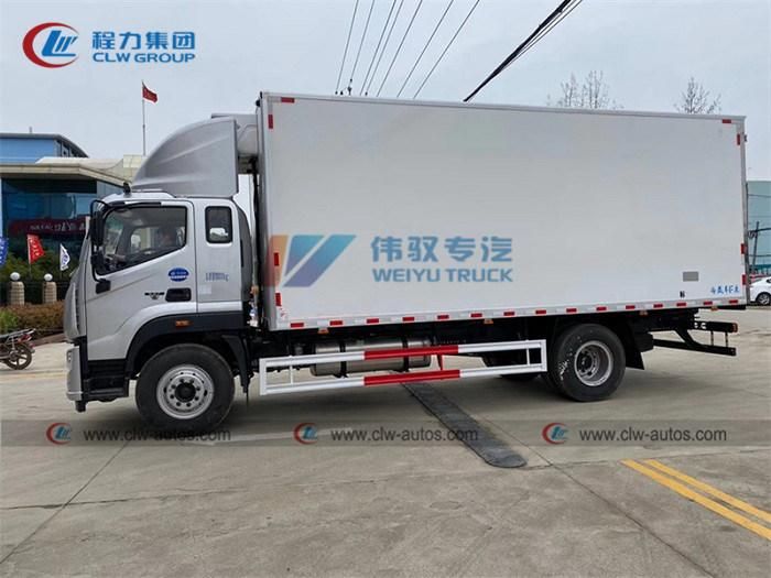 Foton 10tons Seafood Meat Vegetable Fruit Transport Refrigerator Container Cooling Freezer Cargo Van Truck