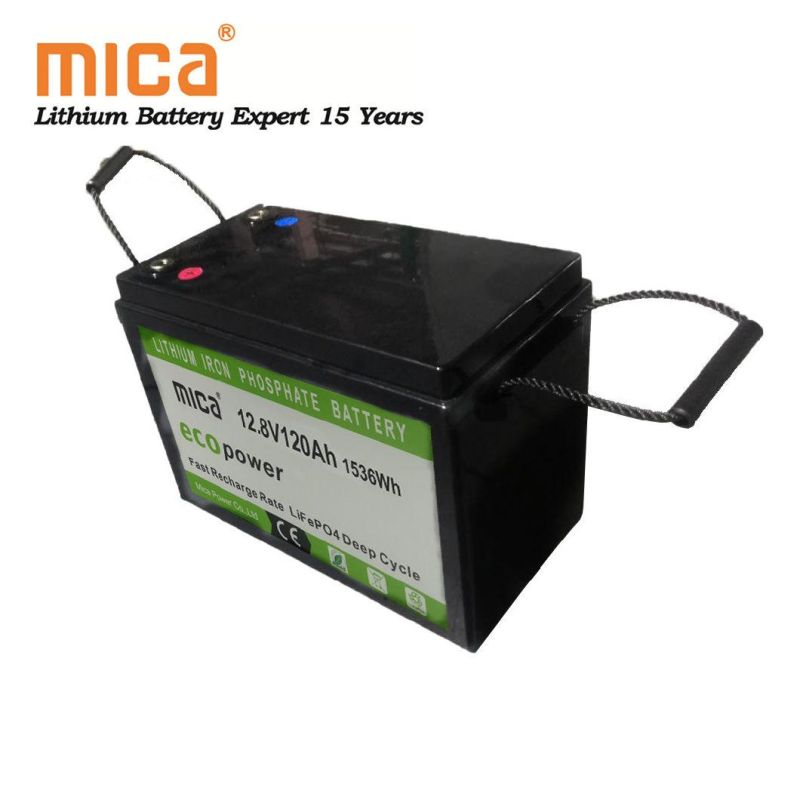 Electric Vehicle Golf Cart Sightseeing Trolley 12V 120ah Lithium Battery 48V 120ah LiFePO4 Deep Cycle Battery Pack