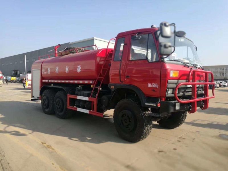 Dongfeng 6*6 Fire Fighting Truck 20000L 6 * 6 Forest Fire Engine for Sale