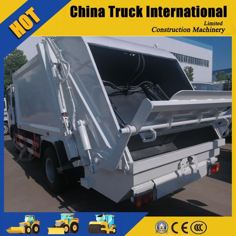 Isuzu 700p 4X2 6 Wheeler 189 HP 8m3 Garbage Refuse Compactor Truck