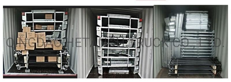 hot selling 4 per floor Al-alloy livestock crate for truck/livestock truck