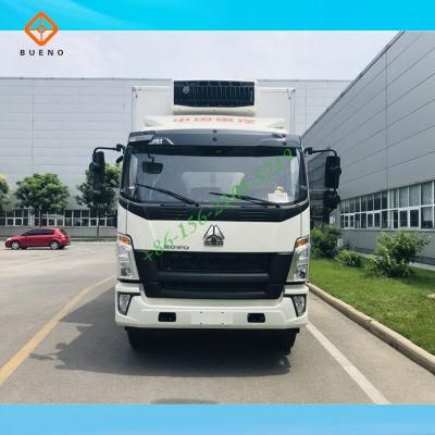 Sinotruk HOWO Euro2 Hot Selling 4*2 Refrigerated and Insulated Light Truck