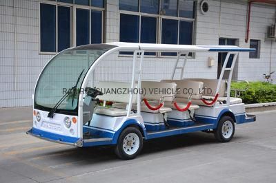 Electric Mini Bus New Design Luxury Electric Sightseeing Car with CE Certificate