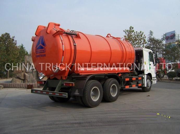 Best Selling Sinotruck HOWO 6X4 Sewer Suction Pump Sewage Tanker Vacuum Truck