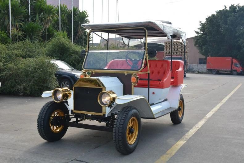 Rariro Best Performance Luxury 5kw Power Electric Classic Vintage Car Golf Cart