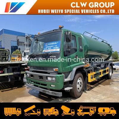 Japan 4X2 10000L 10cbm 10m3 Sewer Cleaning Septic Tank Truck Vacuum Sewage Suction Trucks