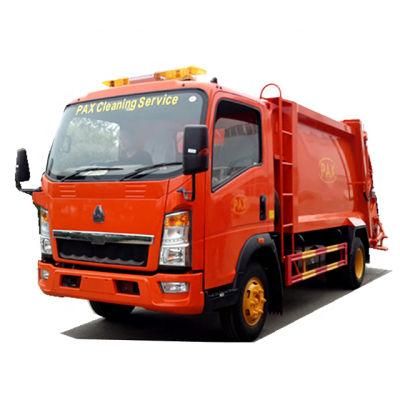 Good Quality HOWO Light 5m3 6m3 Compactor Garbage Truck