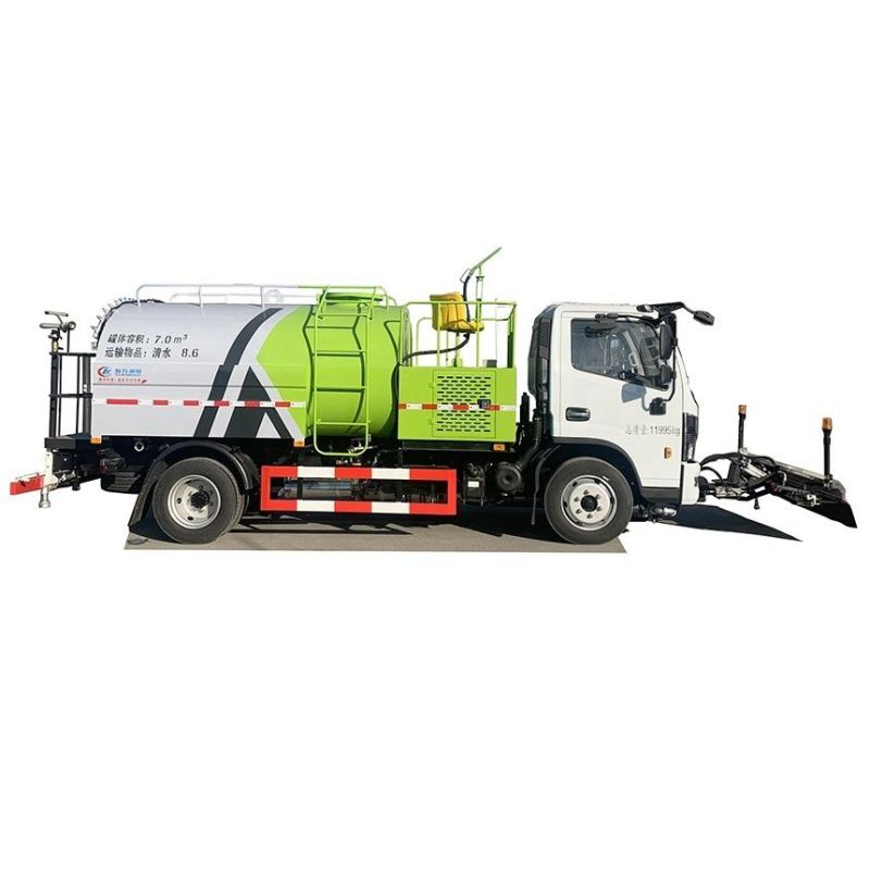 High-Pressure Cleaning Vehicle with 8 M3 Water Tanker and Working Platform for Cleaning The Subway and Pavement