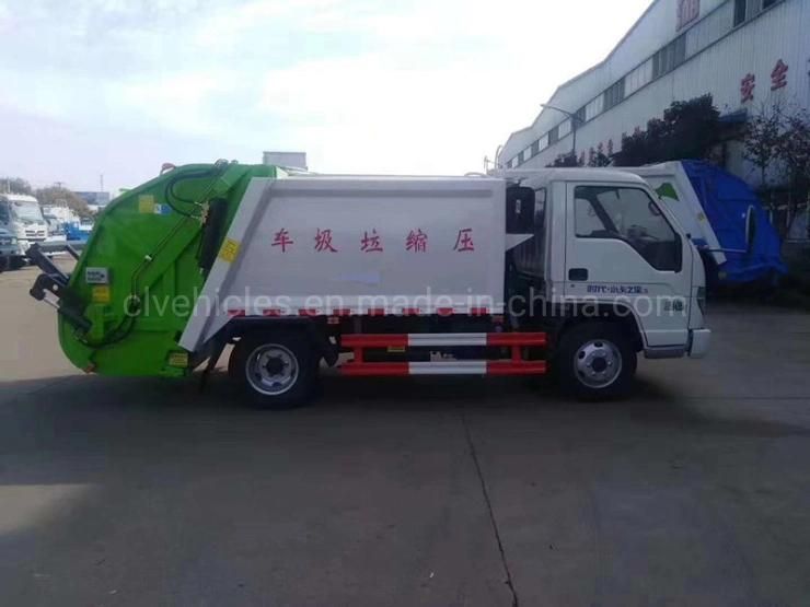 Foton 4X2 4cbm Refuse Collection Vehicle Garbage Compressed Compactor Truck