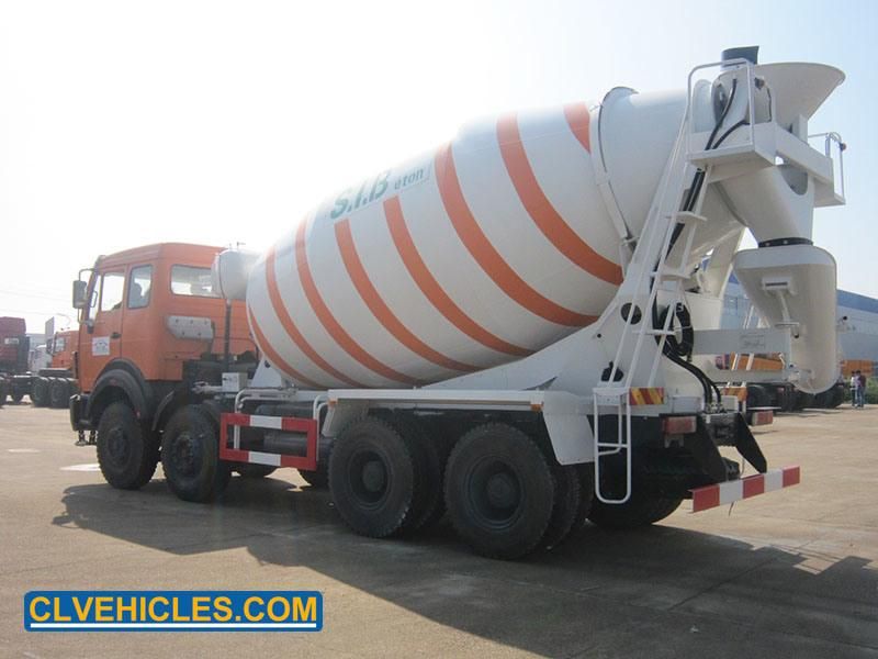 Beiben 14 Cbm Heavy Duty Concrete Mixer Cement Mixer Truck