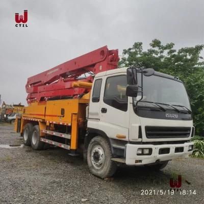 37m-50m Second Hand Concrete Boom Pump Truck