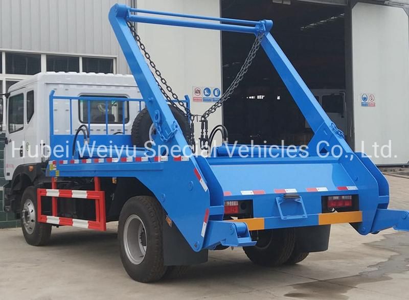 Factory Price Hot Sell 4X2 6/8/10cbm Capacity 4tons-10tons Swing Arm Container Garbage Truck