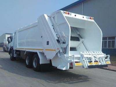 6x4 RHD 18m3 waste collecting compression refuse truck