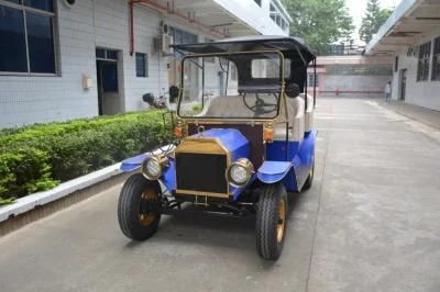Customized Multipurpose Electric Mini Sightseeing Bus Classic Car with CE Certification 4-5 Seats