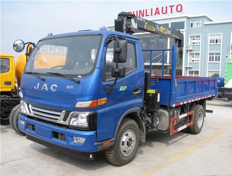 JAC 4X2 Used 3 Ton Crane Truck for Sale with Factory Price