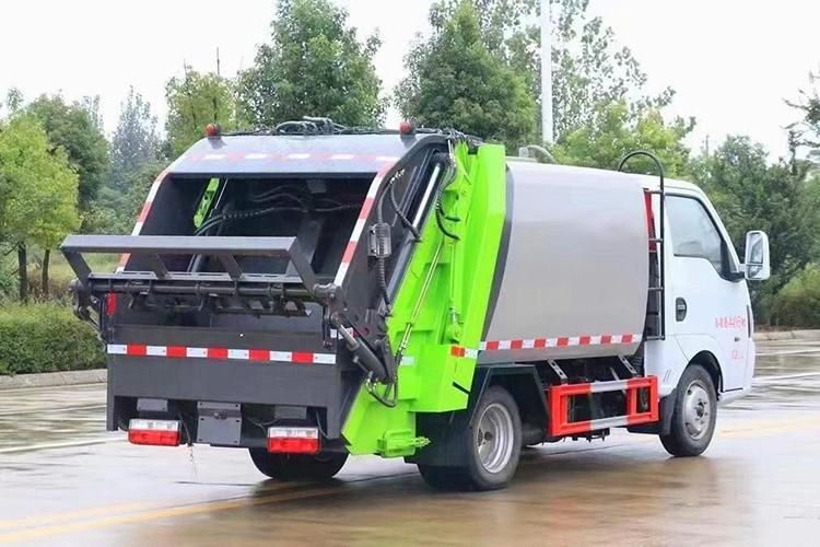 4*2 Dongfeng Mini Garbage Compactor Truck 2-3tons Garbage Compactor Truck for Sale
