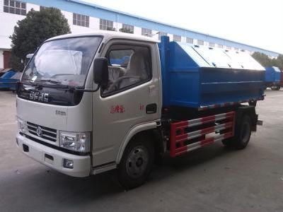 New Design DFAC 4X2 Hook Lift Hydraulic System Roll on Roll off Garbage Truck