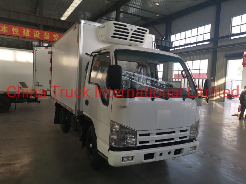 Isuzu Nkr 100p 4*2 98HP Refrigerator Van Truck