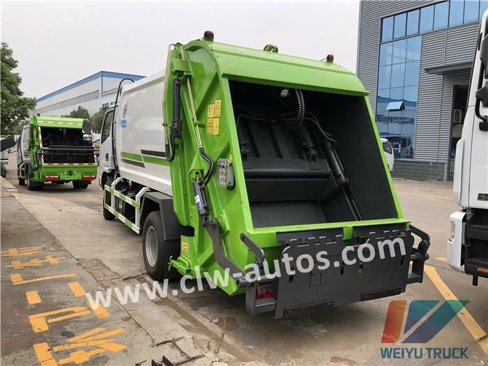 China Sanitation Cart Manufacturer Garbage Refuse Collector Compression Vehicle 4tons 5cbm Refuse Collection Truck