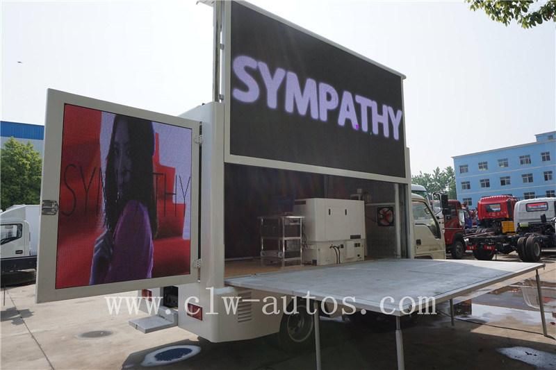 Foton Forland 4X2 LED Billboard Truck High Brightness LED Advertising Truck Mobile Stage Truck for Roadshow