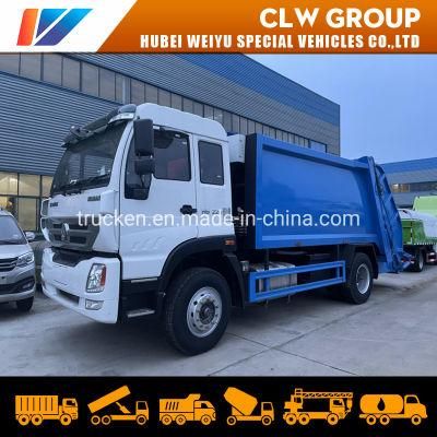 Sinotruk Homan 4X2 Rhd 10m3 10cbm Compression Compressed Garbage Compactor Truck for Sale