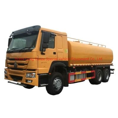 Sinotruck HOWO 6X4 Water Tank Bowser Truck Capacity 15 Tons 18 Tons 20 Tons Water Sprinkler Truck (336HP 371HP 15000L 18000L 20000L)