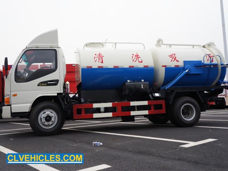 JAC 5000L High Pressure Industrial Combined Vacuum Sewage Jetting Truck