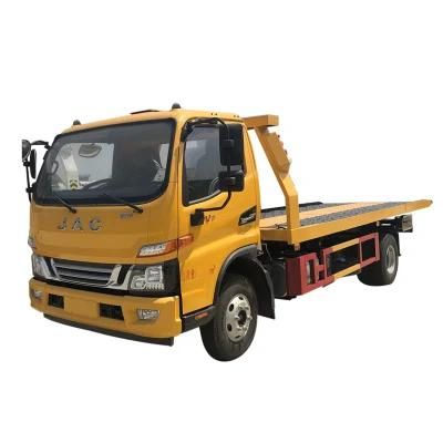 Hotsales JAC 3ton 4ton 5ton Flatbed Tow Truck Wrecker Truck