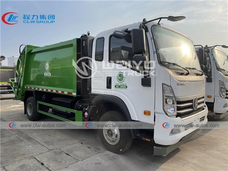 Sinotruk HOWO 7cbm 7000liters 4X2 Compactor Garbage Truck Rubbish Collection Truck Garbage Removal Truck