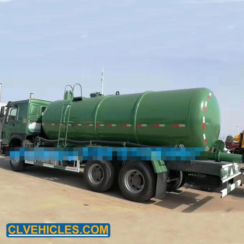 Sinotruk HOWO Sewage Suction Vehicle Vacuum Tanker