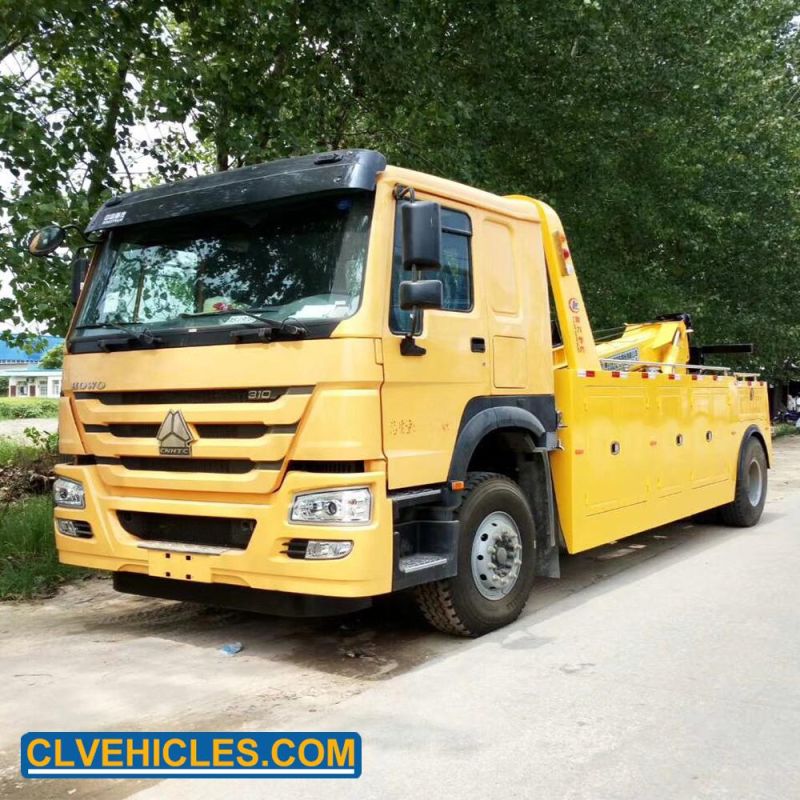 HOWO 4*2 16ton Integrated Rescue Wrecker Tow Truck