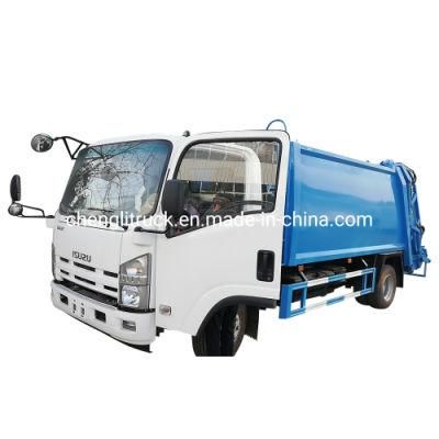 Isu Zu HOWO 5m3 Compactor Garbage Truck