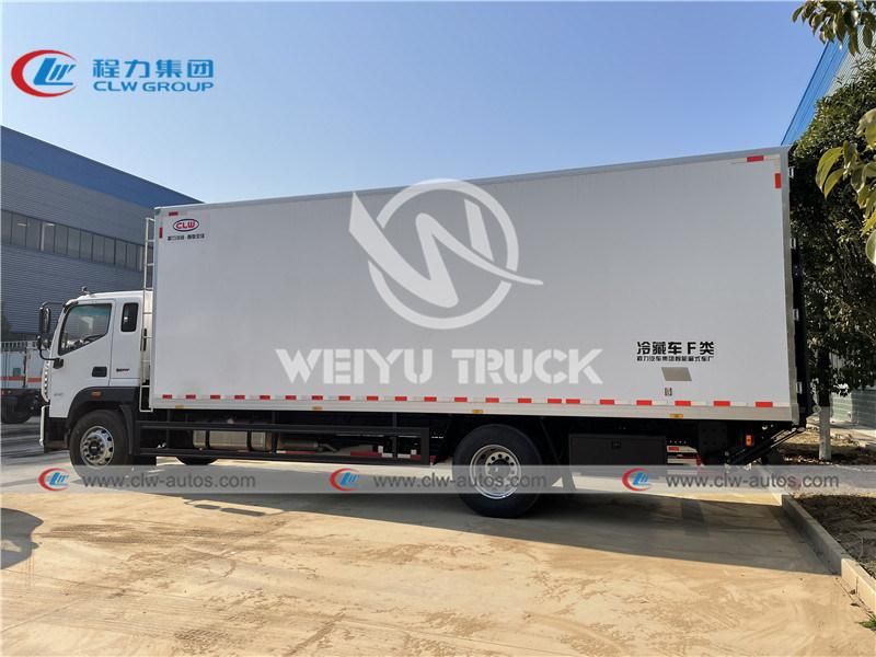 4X2 Foton Auman 10tons 30cbm Fresh Meat Vegetables Refrigerated Truck Refrigerator Van Box Truck with Thermo King Freezer Unit