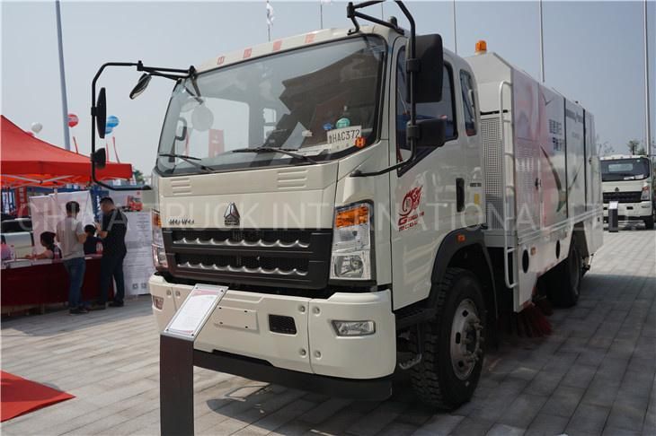 Sinotruk HOWO 4X2 Floor Sweeper Truck with Manual