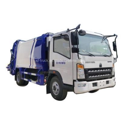 Sinotruk HOWO Light 5m3 6m3 7m3 Compactor Garbage Bin Truck in China