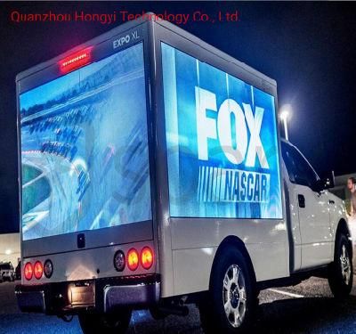 High Contrast Best Dissipation Factory Direct Sell P6 3 Sides Truck LED Advertising Billboard