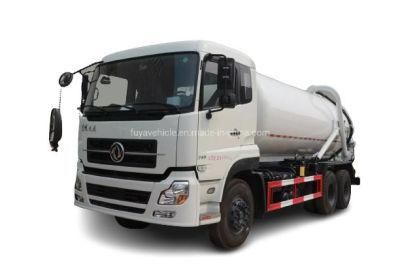 Dongfeng 10 Wheelers 18cbm Waste Suction Truck 20cbm Vacuum Pump Trucks Price
