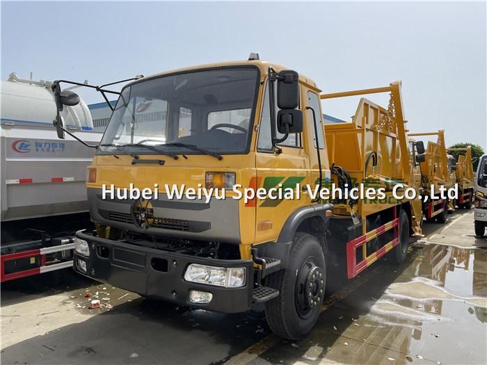 10cbm Swing Arm Garbage Truck Roll off Garbage Truck Skip Loader Container Waste Truck