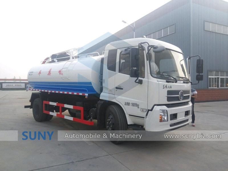 12000 Liters 6 Wheels Vacuum Fecal Suction Truck for Sale