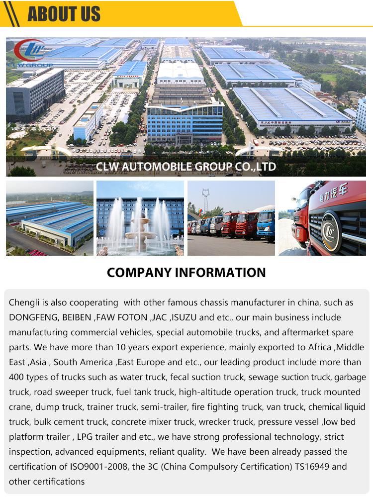 Dongfeng 4X2 5cbm Vacuum Pump Sewage Suction Truck