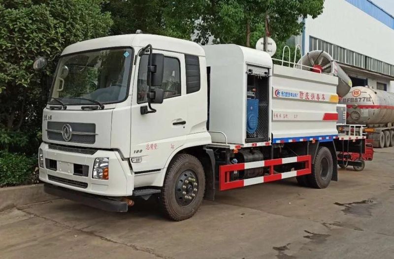 Dongfeng Dust Suppression Multifunctional Sprinkler Disinfection Truck Water Tanker Truck