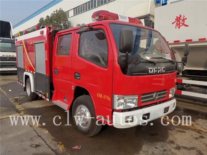 Dongfeng Duolika New Mini 2 Ton Water Tank Fire Fighting Truck