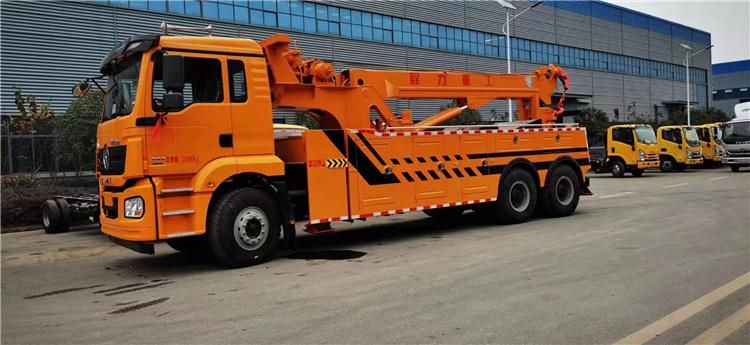 25-30 Ton Shacman 360 Degree Rotator Recovery Truck for Sale