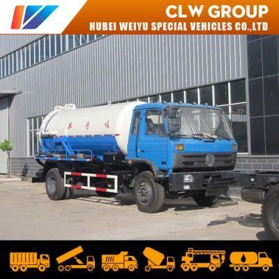 8m3/8000liters Dongfeng Sewage Suction Truck 8tons Emergency Rescue Sewer Cleaning Equipment
