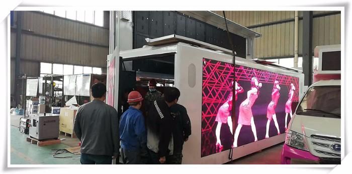 Outdoor LED Advertising Truck Upper P4 P5 P6 LED Truck Super Structure