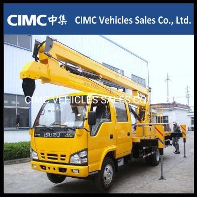 Isuzu Npr Aerial Work Truck with Operation Bucket 12m 14m 16m 18m