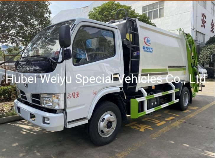 5000liters 4tons 5tons Dump Garbage Compactor Truck Waste Bin Truck Waste Transfer Truck