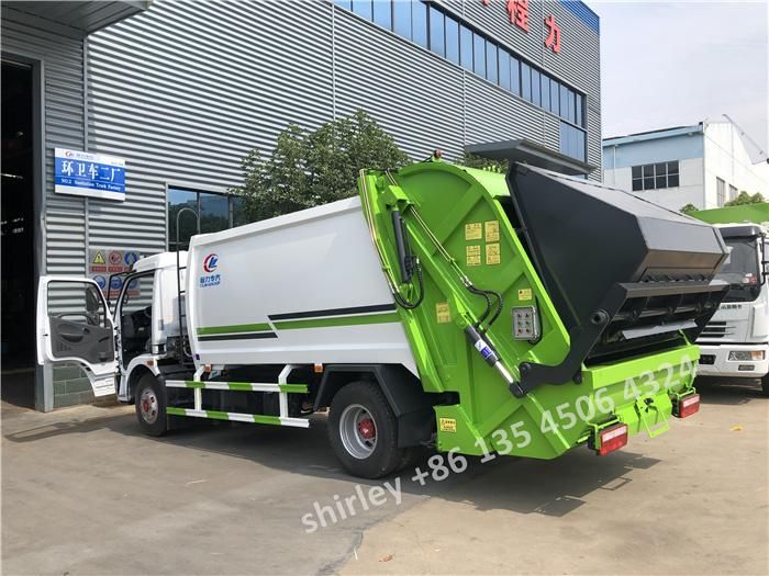 Dongfeng 6m3 8m3 Compactor Garbage Trash Rubbish Waste Management Recycling Lorry Waste Recycling Truck