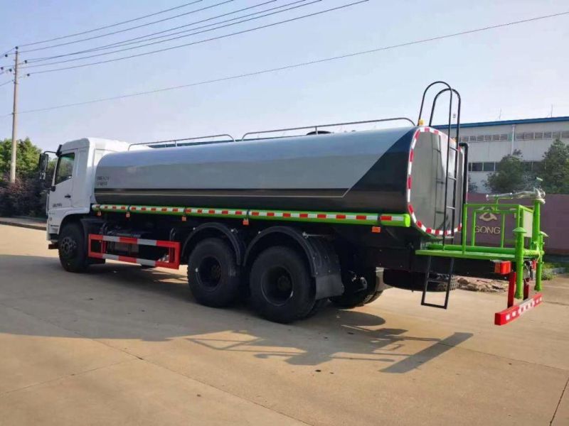 20 Cubic Meters Dongfeng 6*4 20000L Water Tank Truck